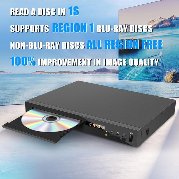 Imagem de Leitor de discos Blu-Ray JOVELL HD 1080P com HDMI/AV/coaxial