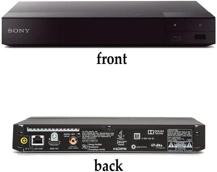 Imagem de Leitor de discos Blu-ray Sony BDP-BX370 com Wi-Fi 64GB USB