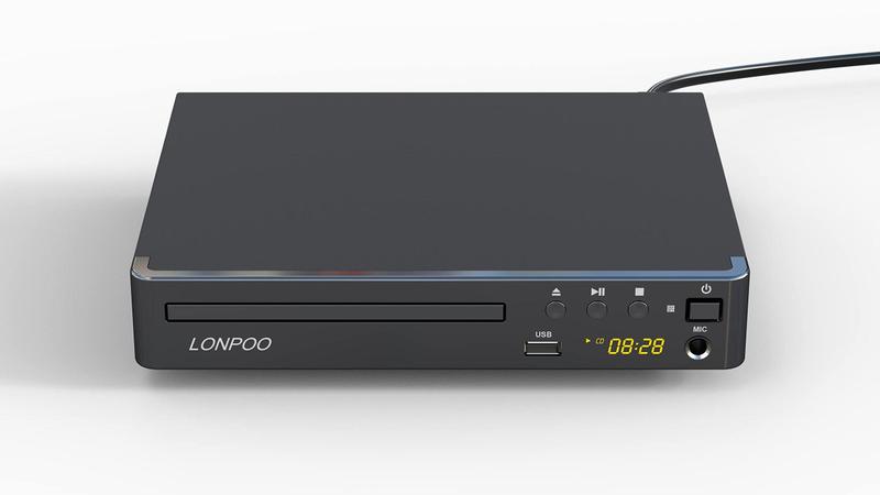 Imagem de Leitor de DVD LONPOO HDMI para TV, CD DVD compacto de várias regiões