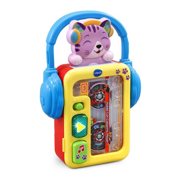 Imagem de Leitor de fitas cassete VTech Kiddie Cat com 3 estilos musicais