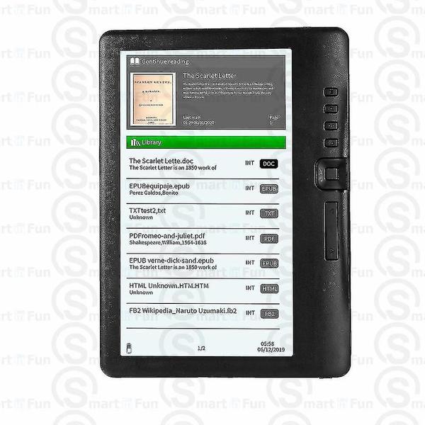 Imagem de Leitor de livros eletrônicos portátil de 7", tablet Flash de 8 GB, cor de fundo