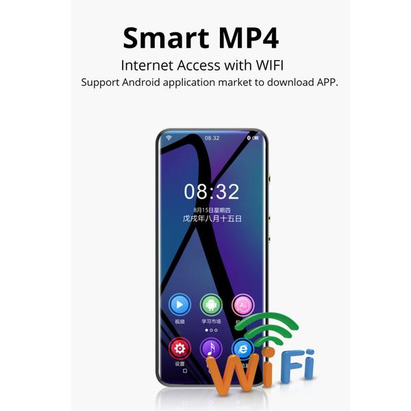 Imagem de Leitor de MP3 Yoidesu, tela de toque completa de 4,0 polegadas, Bluetooth, WiFi