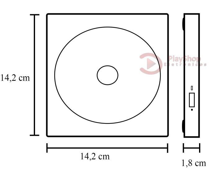 Imagem de Leitor e Gravador de Cd Dvd Externo para PC e Notebook Usb 3.0 Drive Portátil Slim Preto USB C Mac Ultrabook Windows