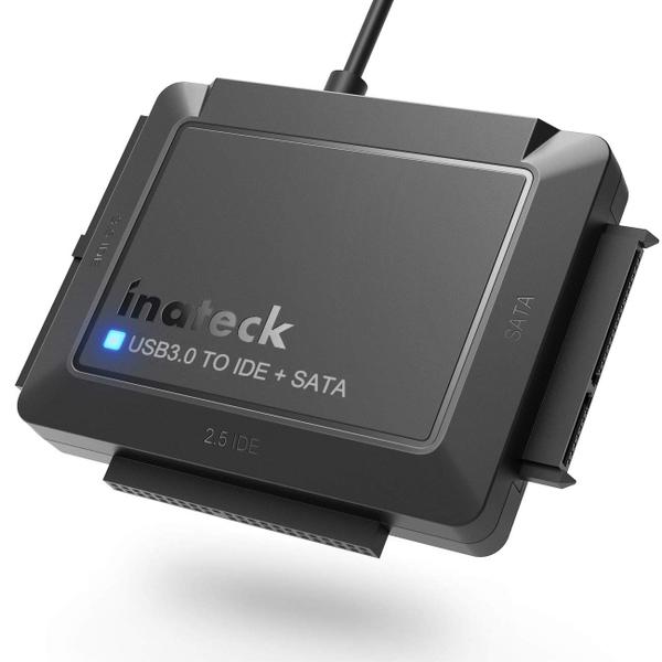 Imagem de Leitor Externo USB 3.0 para Disco Rígido IDE/SATA de 2,5'/3,5', com Fonte de Alimentação - SA03001