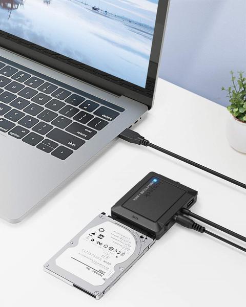 Imagem de Leitor Externo USB 3.0 para Disco Rígido IDE/SATA de 2,5'/3,5', com Fonte de Alimentação - SA03001