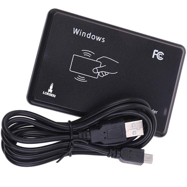 Imagem de Leitor Rfid Sensor Proximidade 125Khz Plug&Play Com Cabo Usb