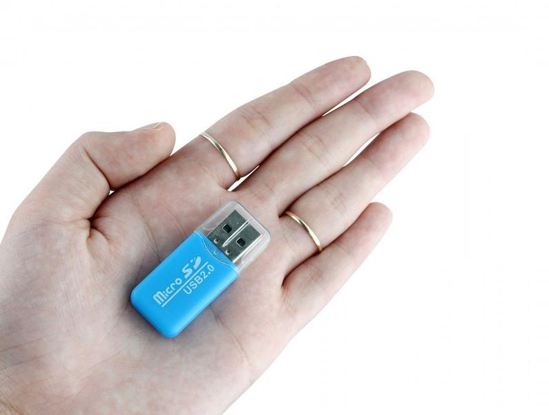 Imagem de Leitor USB Para Cartão de Memória Micro SD Card Todas as Marcas