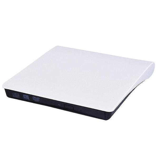 Imagem de Leitores de dvd blu-ray branco usb 3.0 unidade de dvd externa rw cd writer drive gravador leitor leitor para laptop pc