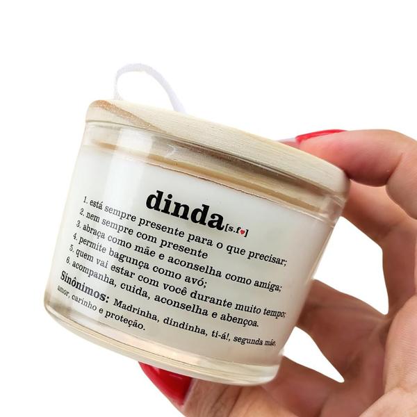 Lembrancinha de batizado para padrinhos vela aromática 100g saco algodão - BIA ART'S LEMBRANCINHAS Imagem de Lembrancinha de batizado para padrinhos vela aromática 100g saco algodão