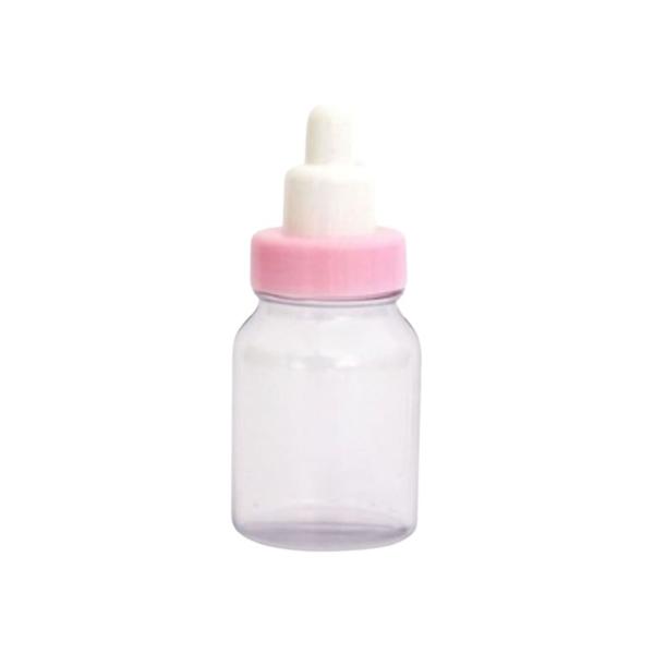 Imagem de Lembrancinha Mamadeira Lisa Rosa 60ml 10 Un