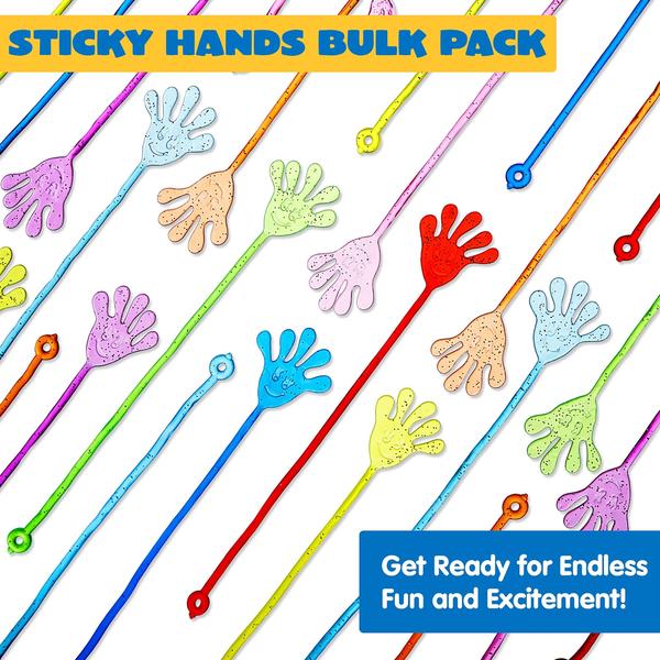 Imagem de Lembrancinhas de festa Sticky Hands JOYIN 48 unidades para crianças com 8 cores