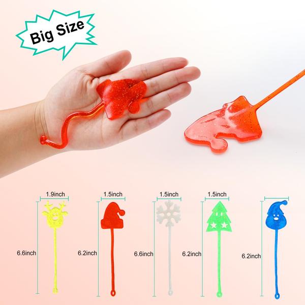 Lembrancinhas de festa Sticky Hands para crianças, Natal, 50 unidades de fnayol Imagem de Lembrancinhas de festa Sticky Hands para crianças, Natal, 50 unidades de fnayol