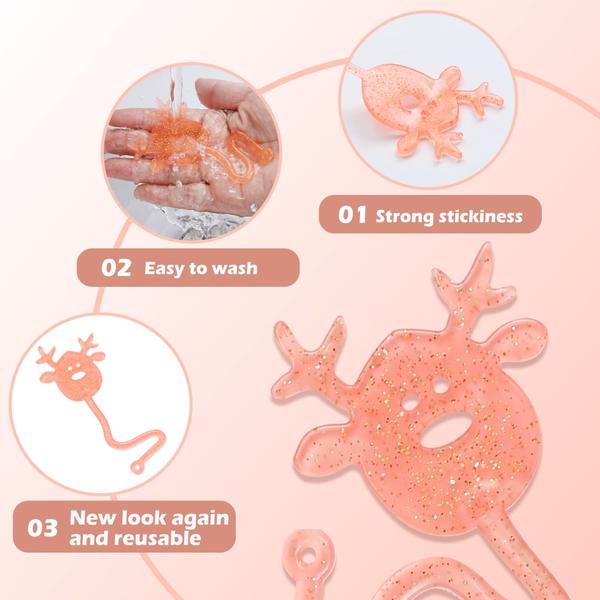 Lembrancinhas de festa Sticky Hands para crianças, Natal, 50 unidades de fnayol Imagem de Lembrancinhas de festa Sticky Hands para crianças, Natal, 50 unidades de fnayol