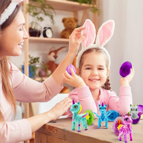 Imagem de Lembrancinhas de festa Zrpkiour Unicorn Deformation Toys, 12 unidades para crianças