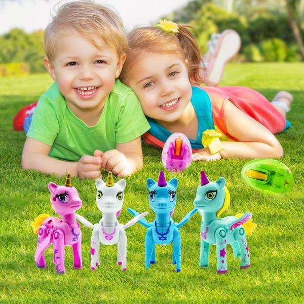 Imagem de Lembrancinhas de festa Zrpkiour Unicorn Deformation Toys, 12 unidades para crianças