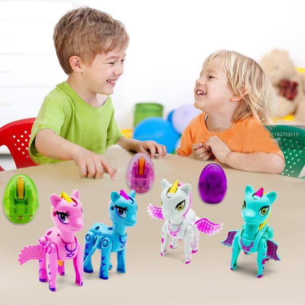 Imagem de Lembrancinhas de festa Zrpkiour Unicorn Deformation Toys, 12 unidades para crianças