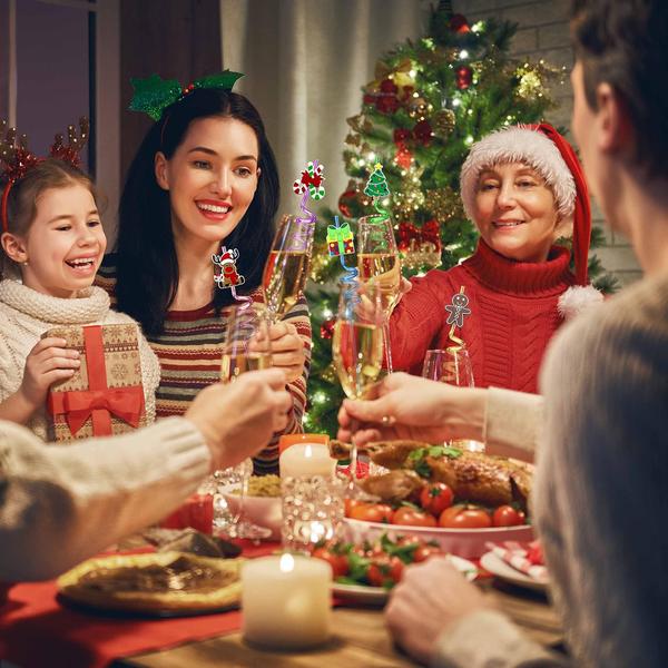 Imagem de Lembrancinhas de Natal: canudos uoyoi com pincéis de limpeza