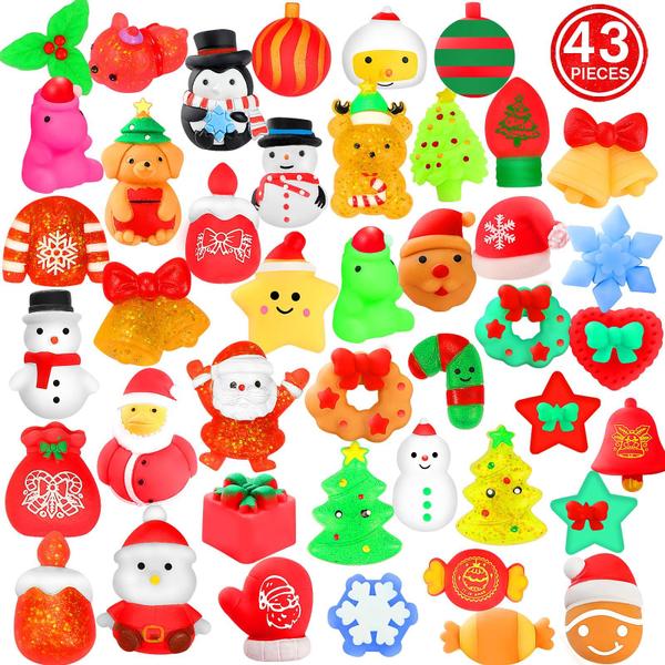 Imagem de Lembrancinhas de Natal PHIMOTA Mochi Squishy Toys 43 unidades