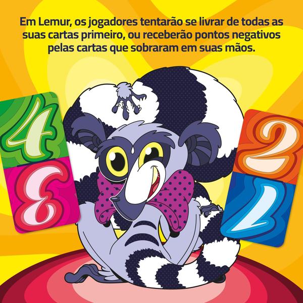 Imagem de Lemur - Papergames - Linha Micro 07 - Jogo De Cartas E Mesa