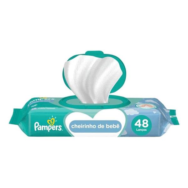 Imagem de Lenço Umedecido Aroma Cuidado De Bebê 48 Unidades Pampers