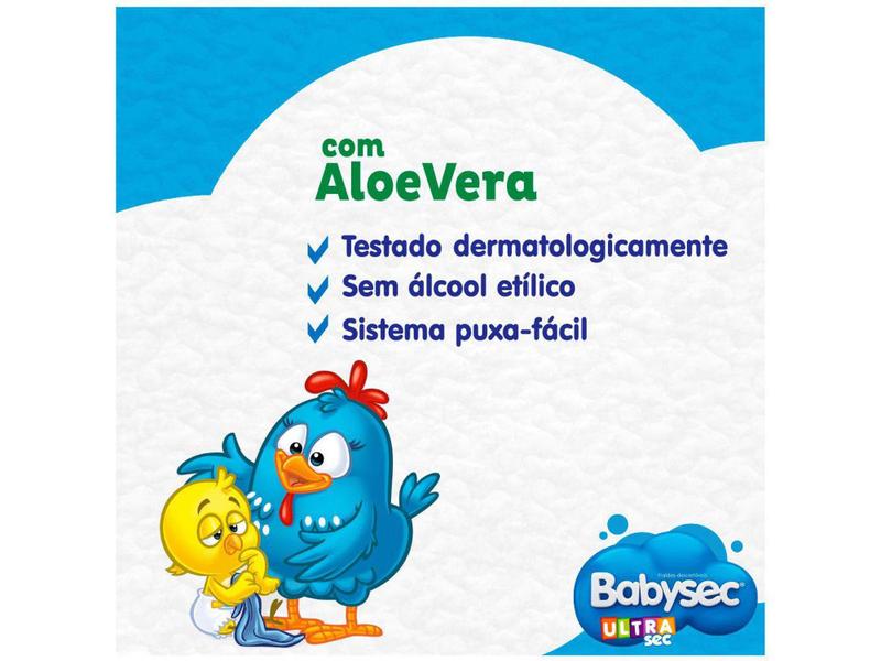 Imagem de Lenço Umedecido Babysec Galinha Pintadinha  - Ultrafresh 92 Unidades