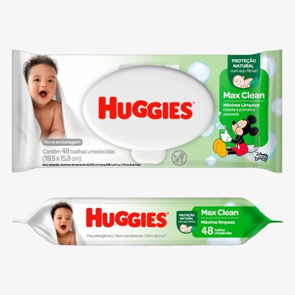 Imagem de Lenço umedecido huggies max clean 48 unidades