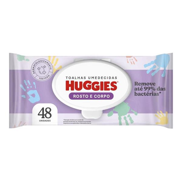 Imagem de Lenço umedecido huggies one & done com 48 unidades