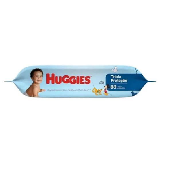 Lenço Umedecido Huggies Tripla Proteção Disney Baby 88 unidades Imagem de Lenço Umedecido Huggies Tripla Proteção Disney Baby 88 unidades
