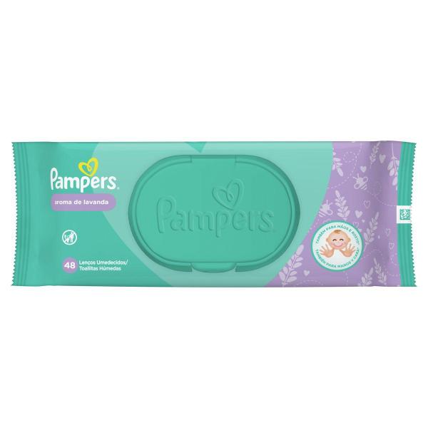 Imagem de Lenço Umedecido Pampers Lavanda com 48 Unidades