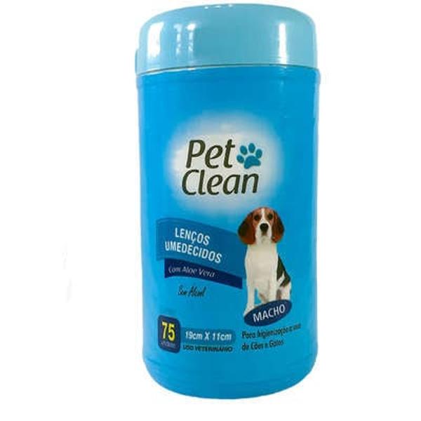 Imagem de Lenço Umedecido para Cachorro e Gato Pet Clean