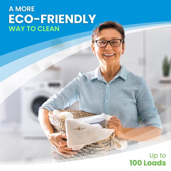 Imagem de Lençóis de detergente para roupa Clean Elements 100 Loads Fresh Linen