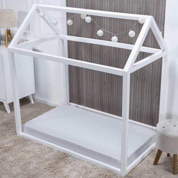 Imagem de Lençol com Elástico 100% Algodão para Mini Cama Bebê 01 Peça - Stinely Casa