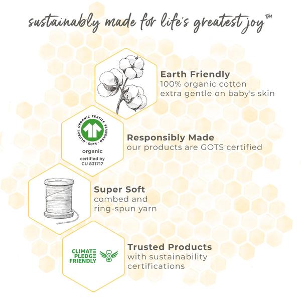 Imagem de Lençol de berço Burt's Bees Baby Essential Orgânico