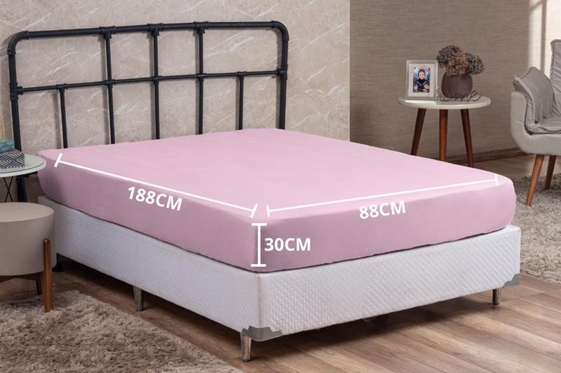 Imagem de Lençol de Cama Solteiro PREMIUM 30CM Altura Cama Infantil e Beliche Cama Box