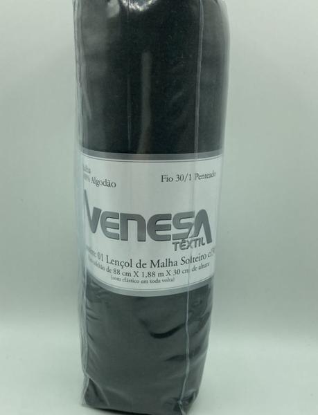 Imagem de Lençol de Malha Solteiro c/ 30cm Venesa