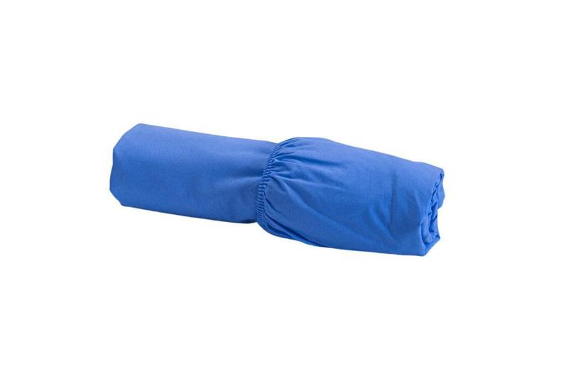 Imagem de Lençol Elástico Queen Size Altura 45Cm 100% Algodão Azul