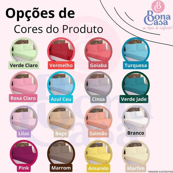 Lençol King Avulso Com Elástico Malha 100% Algodão Bona Casa Imagem de Lençol King Avulso Com Elástico Malha 100% Algodão Bona Casa