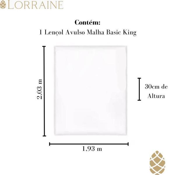 Imagem de Lençol King Avulso Malha 100% Algodão Buettner Trigo 1,93m x 2,03m