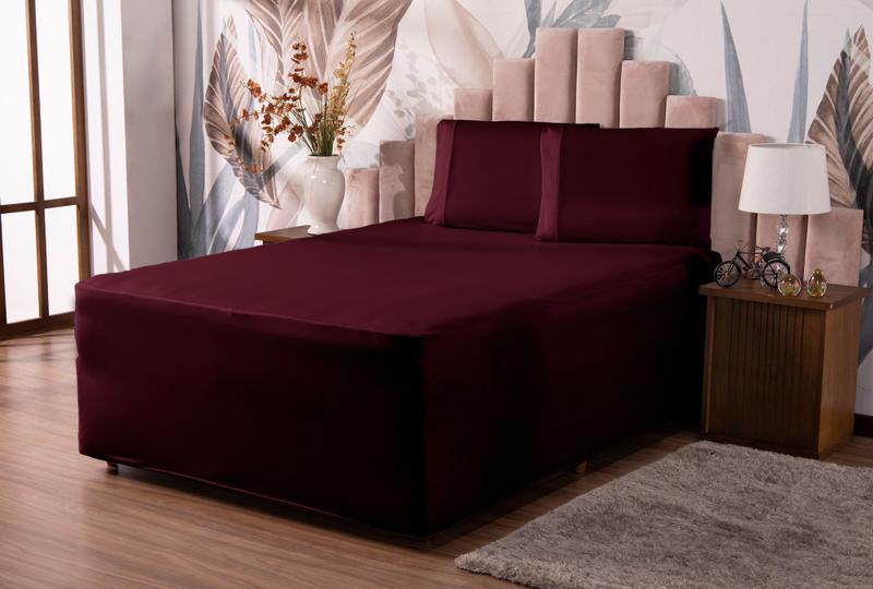 Lençol Luva Para Cama Box Casal Com Elástico Na Base - DJB Enxovais Imagem de Lençol Luva Para Cama Box Casal Com Elástico Na Base
