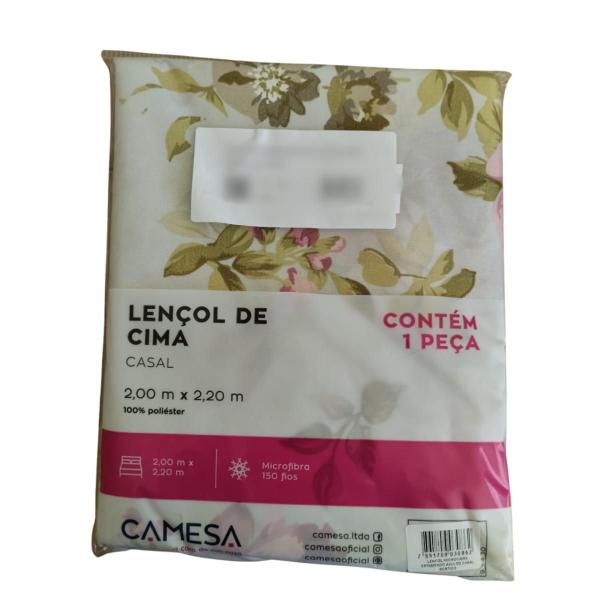 Imagem de Lencol Microfibra Estampado Avulso Casal Camesa 1033