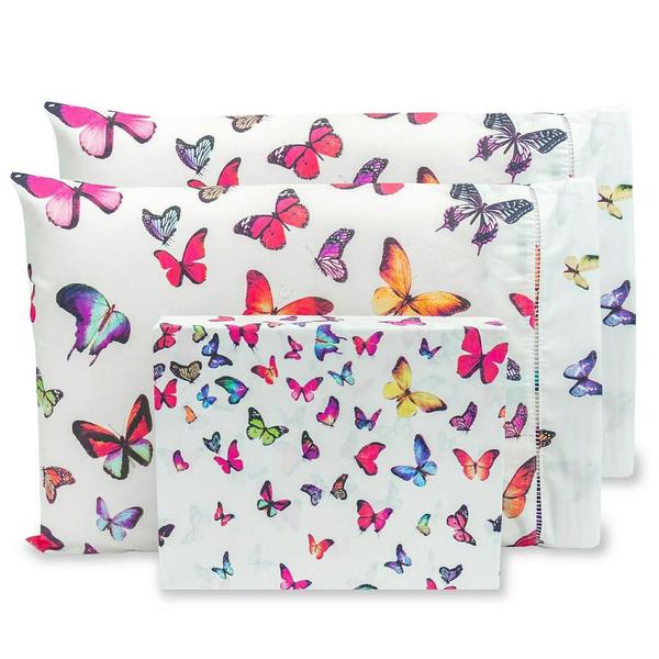 Lençol Queen Avulso de Cima Bainha Estampado Percal 180 Fios - Rafaloro Enxovais Imagem de Lençol Queen Avulso de Cima Bainha Estampado Percal 180 Fios