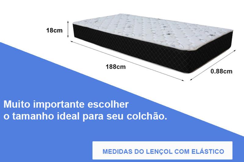 Imagem de Lençol Solteiro com Elástico Avulso Microfibra