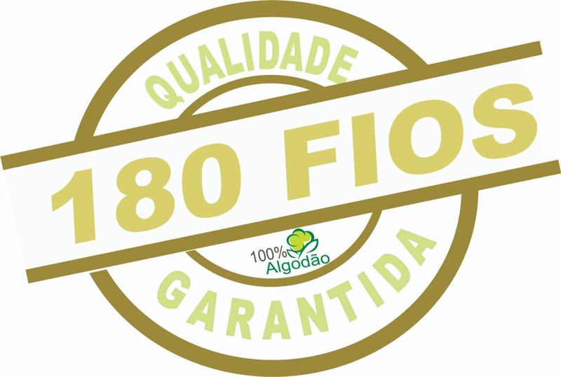 Imagem de Lençol Viúva 4pç Estampado Litrado 198x158x40 180fios Preto