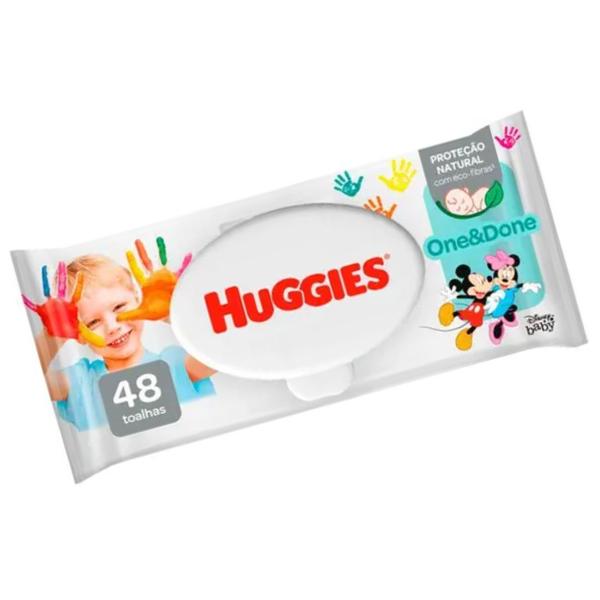 Imagem de Lenços umed huggies one & done 48un (kit 6 pcts)