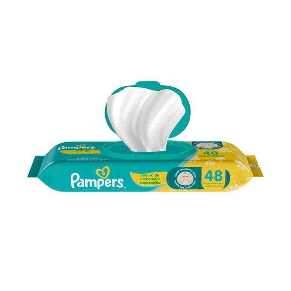 Imagem de Lenços Umedecidos Aroma De Camomila 48 Unidades Pampers