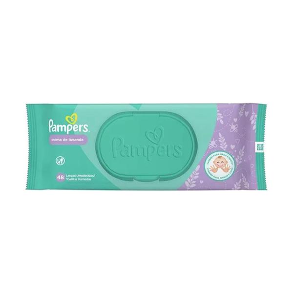 Imagem de Lenços Umedecidos Pampers Aroma De Lavanda 48 Unidades Pampers