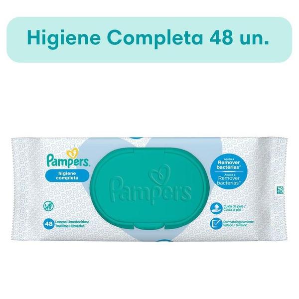 Imagem de Lenços Umedecidos Pampers Higiene Completa 48 Unidades