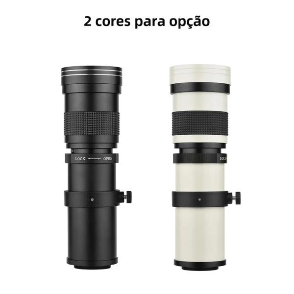 Lente de Zoom Super Telefoto 420-800mm f/8.3-16 - Compatível com Canon, Nikon, Sony e Fujifilm Imagem de Lente de Zoom Super Telefoto 420-800mm f/8.3-16 - Compatível com Canon, Nikon, Sony e Fujifilm
