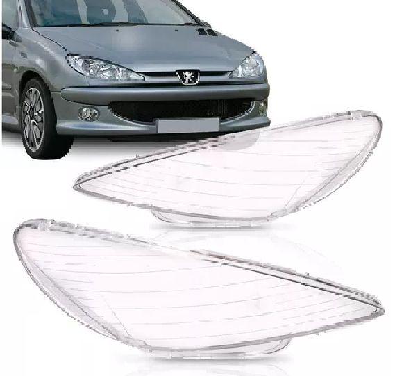 Imagem de Lente farol direito peugeot 206 2005/2008 simples