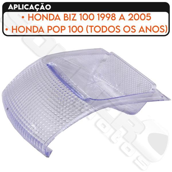 Imagem de Lente Lanterna Traseira Honda Biz 100/ Pop 100 Stlu